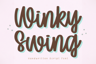 Winky Swing Font: a Fun and Playful Typeface